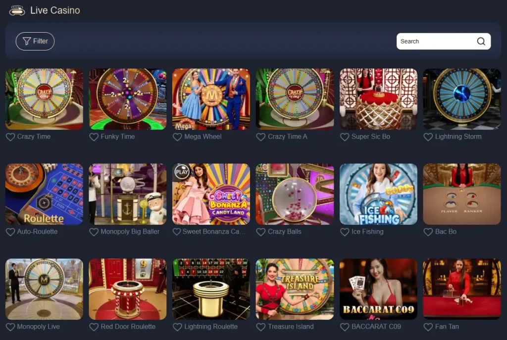 Hibajee Casino Games and Software Providers